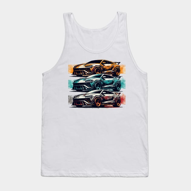 Lamborghini Urus Tank Top by Vehicles-Art